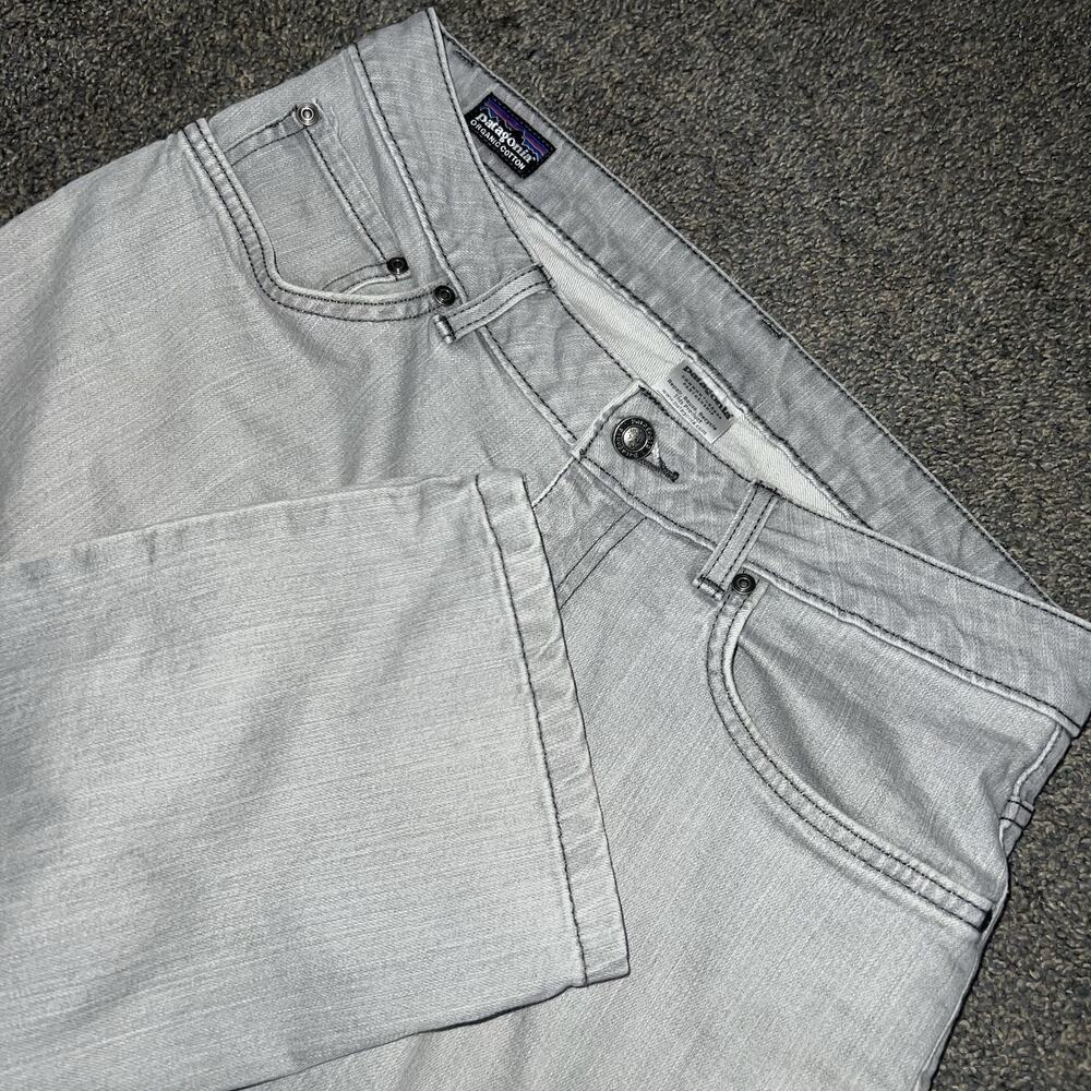 Patagonia Gray Light Wash Straight Fit Jeans Organic Cotton Men’s Size 32x30